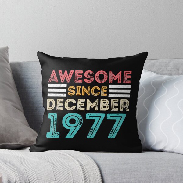 Item preview, Retro Vintage 43rd Birthday - Awesome Since December 1977 designed and sold by meedTee.