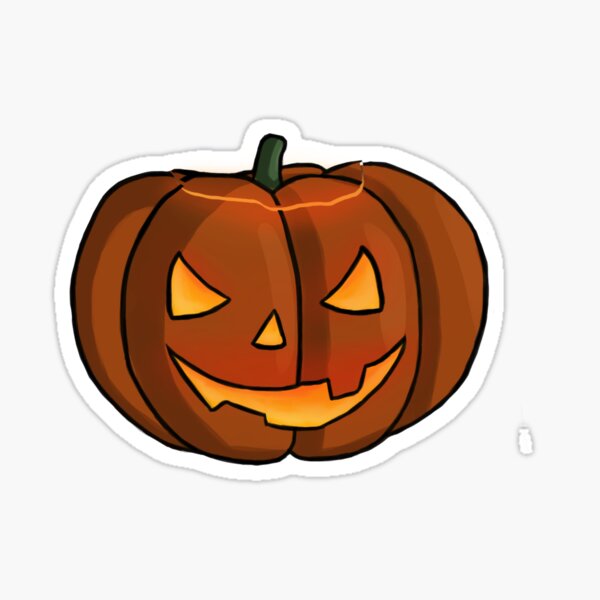 Item preview, Jack-O-Lantern Illustration designed and sold by MisterGooseShop.