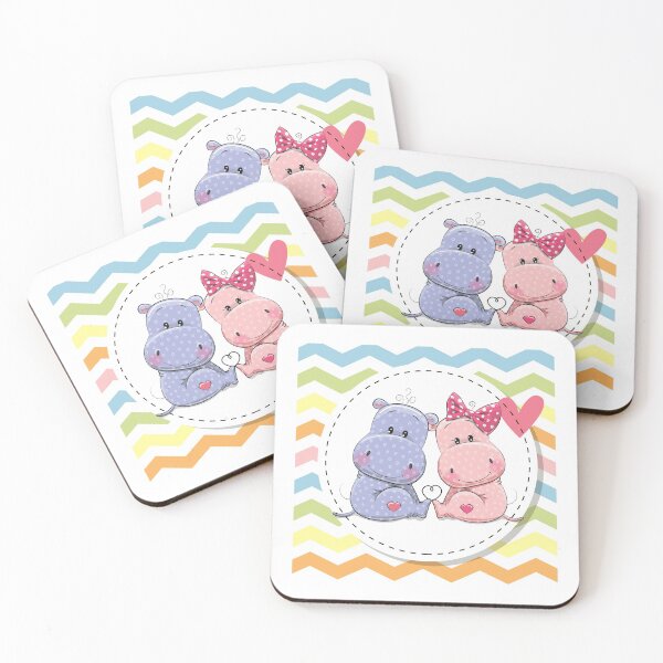 Item preview, Hippo Couple designed and sold by MisterGooseShop.