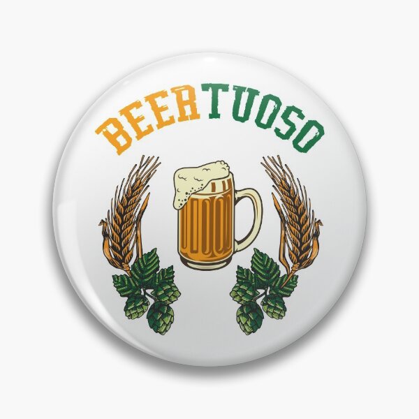 Item preview, Beertuoso Beer Drinker Hops Malt Glass designed and sold by OmmeDesigns.