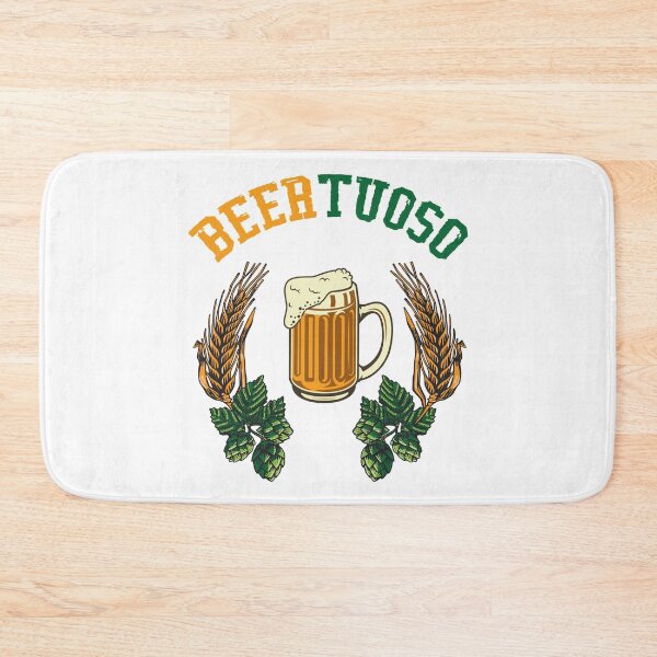 Item preview, Beertuoso Beer Drinker Hops Malt Glass designed and sold by OmmeDesigns.