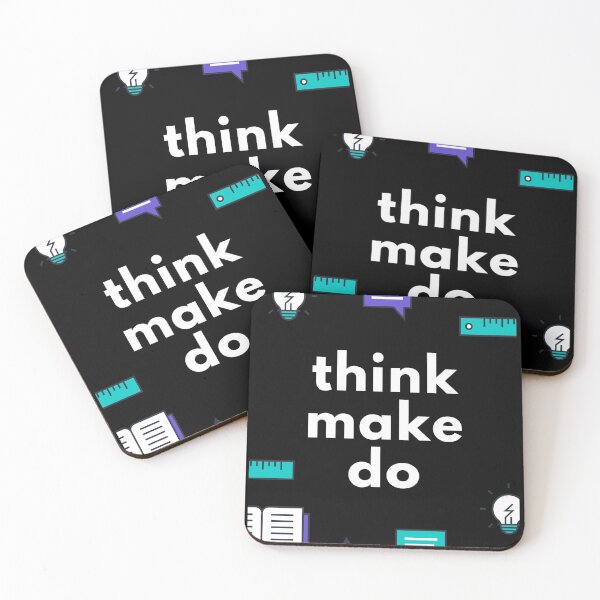 Item preview, Think make do (motivational) designed and sold by AnujShah7.