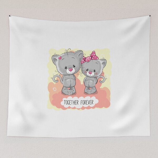 Item preview, Together Forever Cats designed and sold by MisterGooseShop.