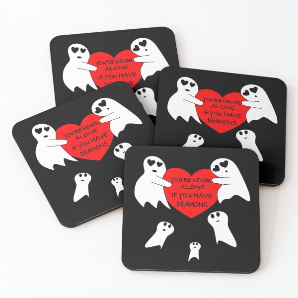 Item preview, You're Never Alone If You Have Deamons I Love Halloween designed and sold by Paulina Vanlife.