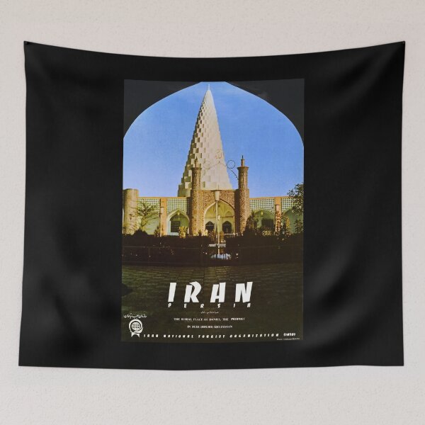 Item preview, Iran Persia retro poster designed and sold by stickart-marek.