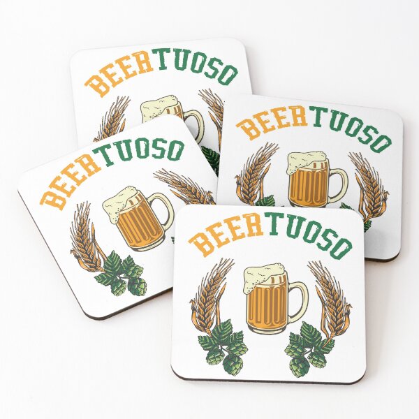Item preview, Beertuoso Beer Drinker Hops Malt Glass designed and sold by OmmeDesigns.