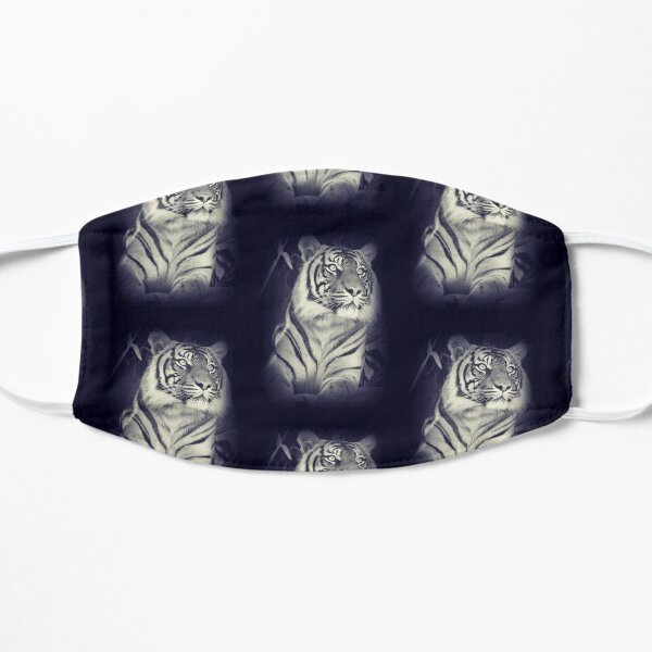 Black & White Sumatran Tiger Mask