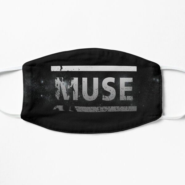 El mejor arte de diseño de Muse Band Mascarilla plana