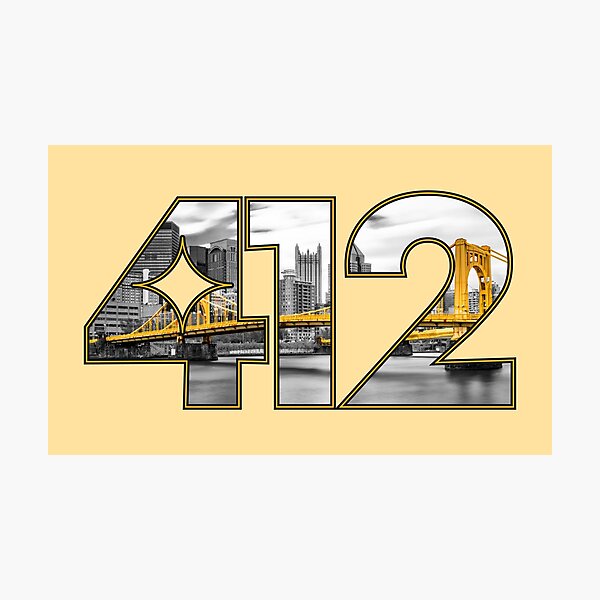 Item preview, 412 - Pittsburgh Skyline designed and sold by WalkDesigns.