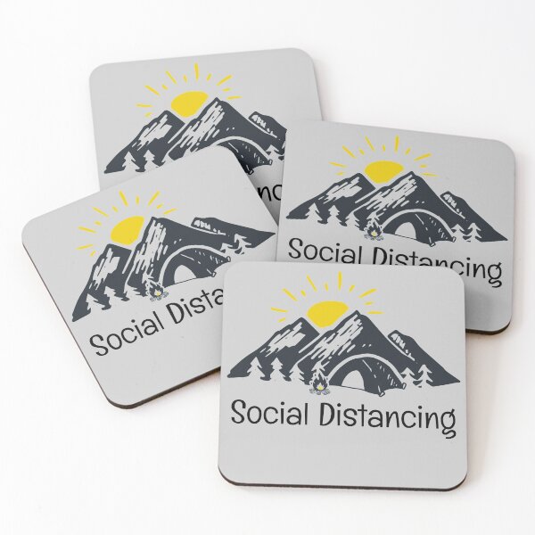 Item preview, Backpacking into the mountains - social distancing designed and sold by HeatherPore.