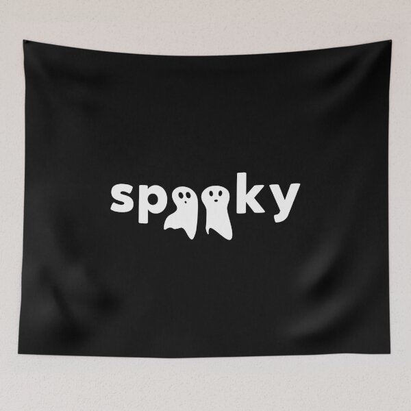 Item preview, Spooky Cool Halloween Design White designed and sold by Paulina Vanlife.