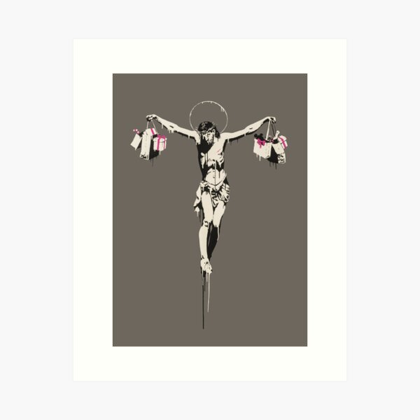 Item preview, Banksy Consumer Jesus designed and sold by DataDude.