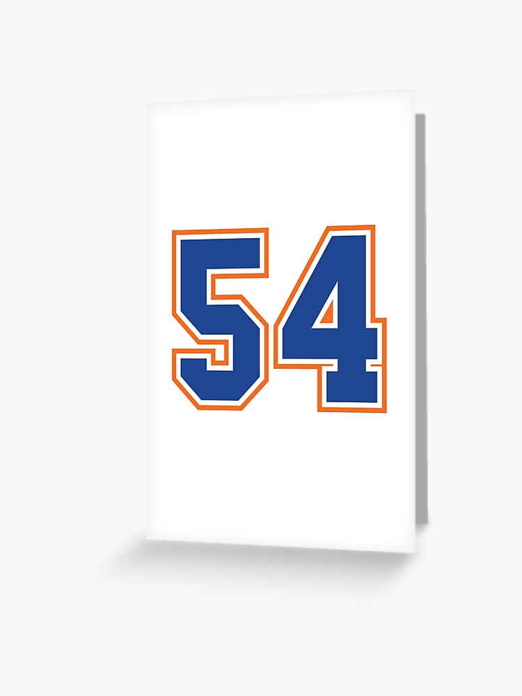 Max Fried #54 Jersey Number | Greeting Card