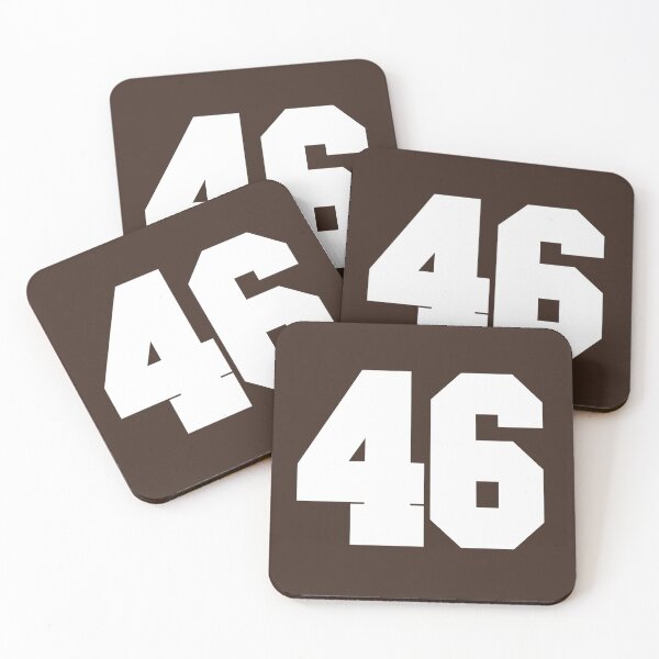Item preview, 46 Number Cleveland Sports Fourty-Six Brown Jersey designed and sold by HelloFromAja.