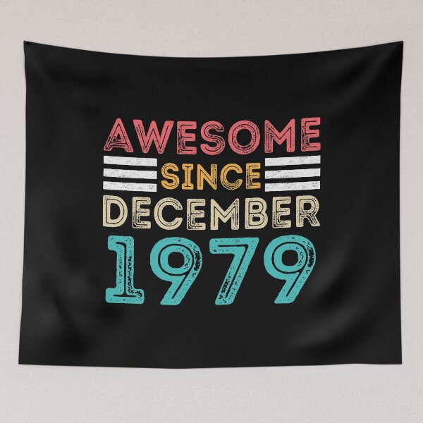 Item preview, Retro Vintage 41st Birthday - Awesome Since December 1979 designed and sold by meedTee.
