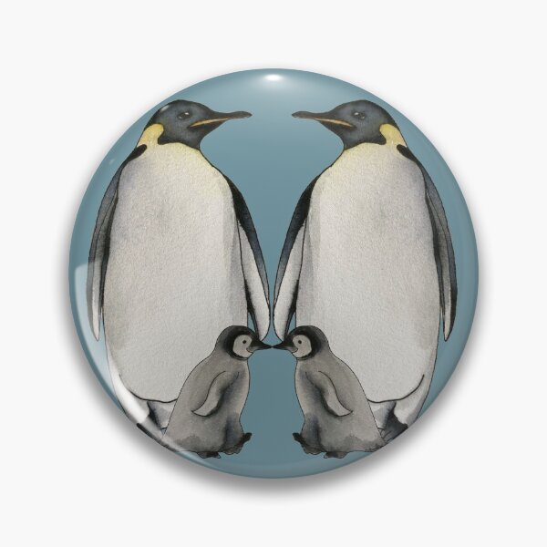 Item preview, Watercolour penguin family designed and sold by HollyPopsDesign.