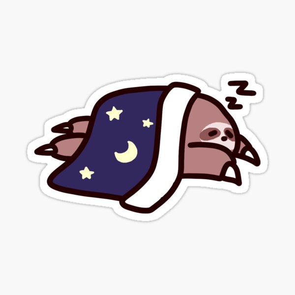 Sleepy Sloth Sticker
