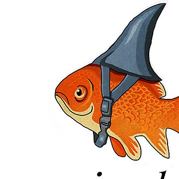 Vorschaubild zum Design Denkweise ist alles Goldfisch Hai Motivation von MartinLoop