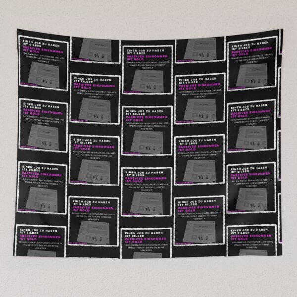 Item preview, Having a job is silver, passive income is gold designed and sold by Zwuck.