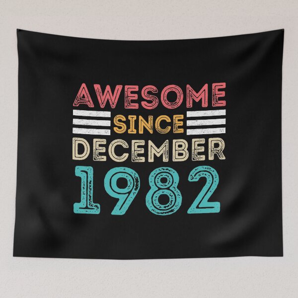 Item preview, Retro Vintage 38th Birthday - Awesome Since December 1982 designed and sold by meedTee.