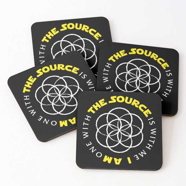Item preview, The Source is with me (seeds of life, dark backgrounds) designed and sold by Yellocatbean.