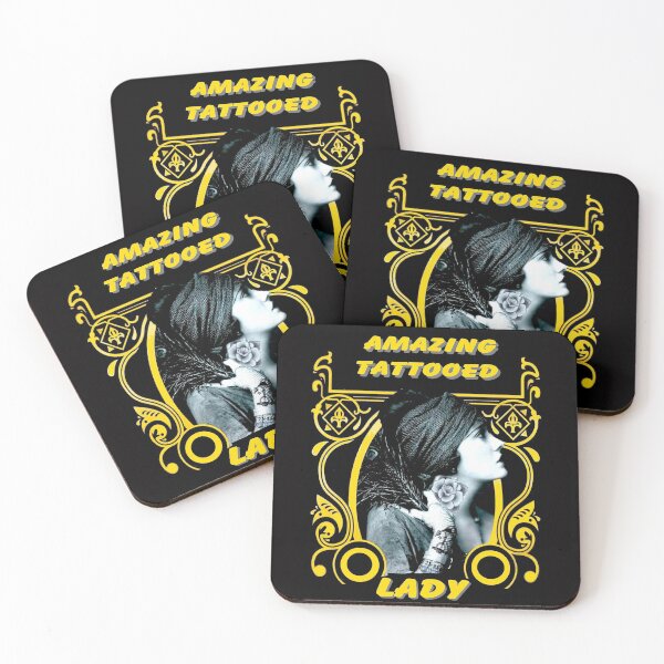 Item preview,  AMAZING TATTOOED LADY : Vintage Flapper Print designed and sold by posterbobs.