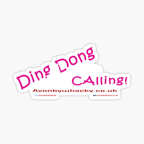 Item preview, Ding Dong Avon Calling  designed and sold by designbywhacky.