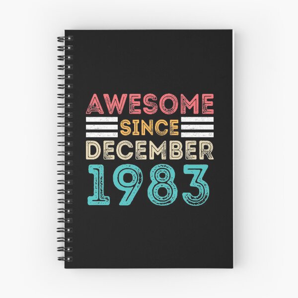 Item preview, Retro Vintage 37th Birthday - Awesome Since December 1983 designed and sold by meedTee.
