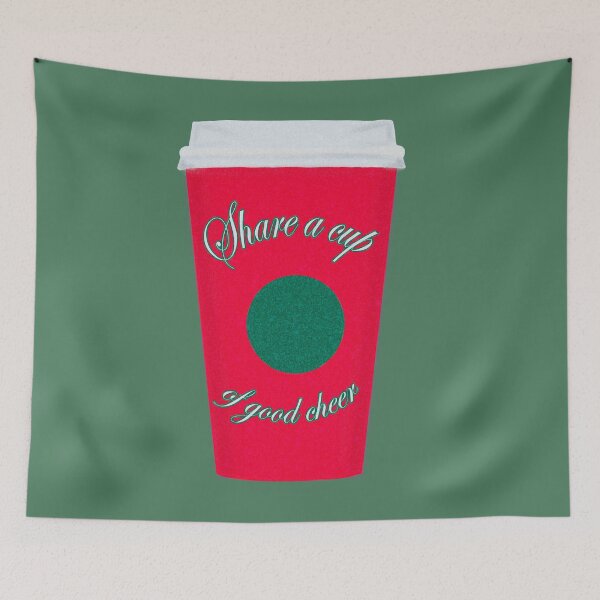 Item preview, Share a Cup of Good Cheer designed and sold by MaryaMeerkat.