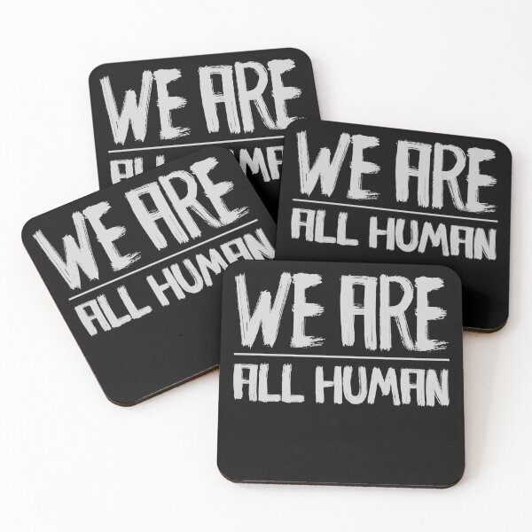 Item preview, We are all human designed and sold by PunchText designs.