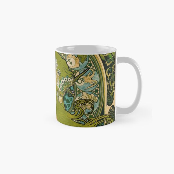 Item preview, Emerald Green Vintage Astrology Poster | Alphonse Mucha  designed and sold by wildtribe.