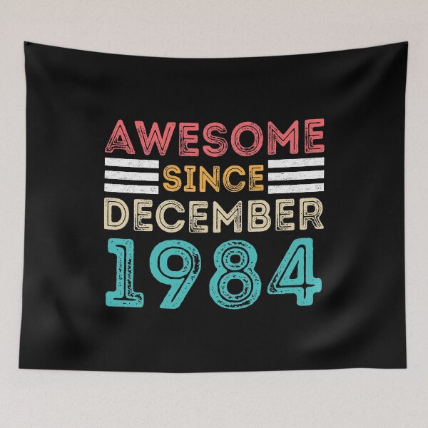 Item preview, Retro Vintage 36th Birthday - Awesome Since December 1984 designed and sold by meedTee.