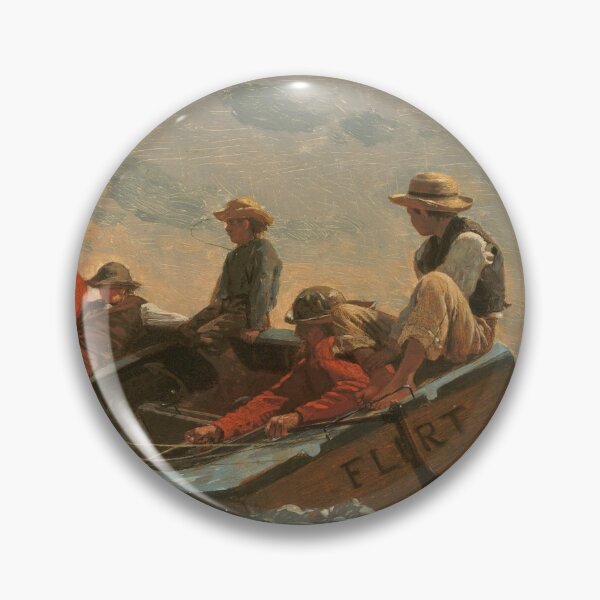 Item preview, Winslow Homer The Flirt, 1874 designed and sold by Vintage Wall Art.
