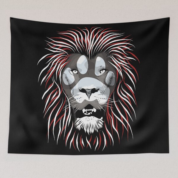 Item preview, Tribal Lion Face designed and sold by TMBTM.