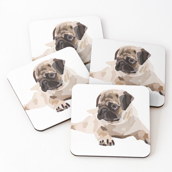 Item preview, cute pug designed and sold by RoseJ2325.