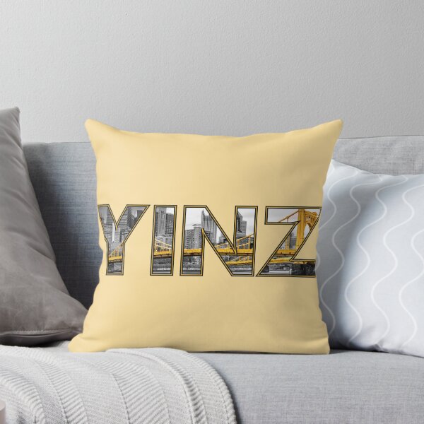 Item preview, YINZ - Pittsburgh Skyline designed and sold by WalkDesigns.