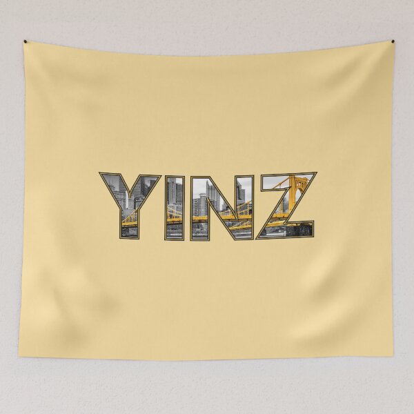 Item preview, YINZ - Pittsburgh Skyline designed and sold by WalkDesigns.