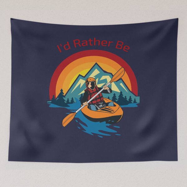 Item preview, I'd Rather Be Kayaking designed and sold by HeatherPore.