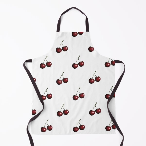 Item preview, Cherries on white pattern designed and sold by StickinTogether.