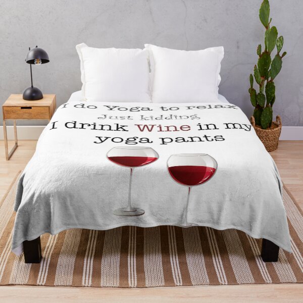 Item preview, Yoga or Wine? designed and sold by FlyingTreg.