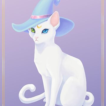 Artwork thumbnail, White Cat Witch by ElectricFangs