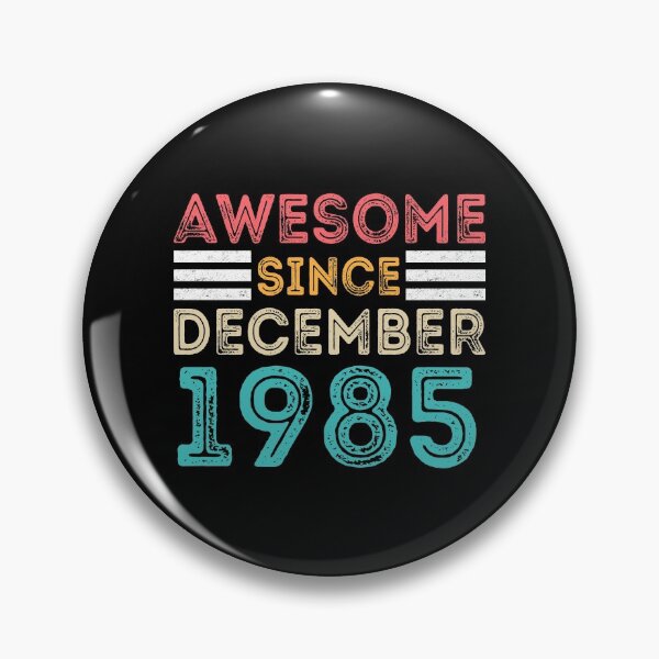 Item preview, Retro Vintage 35th Birthday - Awesome Since December 1985 designed and sold by meedTee.