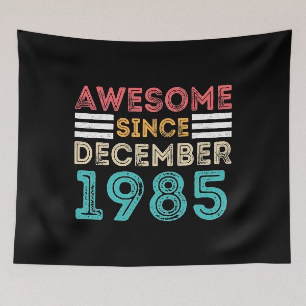 Item preview, Retro Vintage 35th Birthday - Awesome Since December 1985 designed and sold by meedTee.