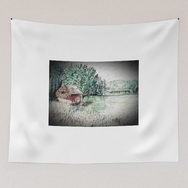 Item preview, House by river designed and sold by Rowland Glaysher.