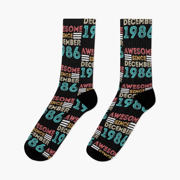 Item preview, Retro Vintage 34th Birthday - Awesome Since December 1986 designed and sold by meedTee.