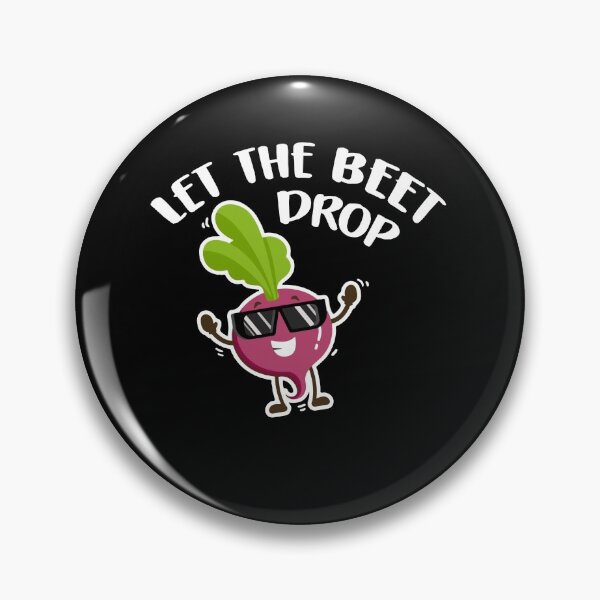Item preview, Let the Beet Drop -  Beetroot Vegan Day Pun - Vegetarian designed and sold by Dressed For  Duty.