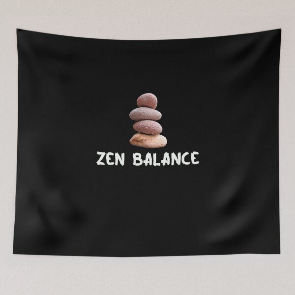 Item preview, Zen Balance Stones Rocks Stacked Buddhism Meditation Gift designed and sold by merch-Mashed.