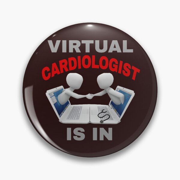 Artikelvorschau, virtueller Kardiologe ist in entworfen und verkauft von doctors-apparel.
