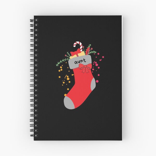 Item preview, Christmas Stocking With Aunt Label designed and sold by leBoosh-Designs.