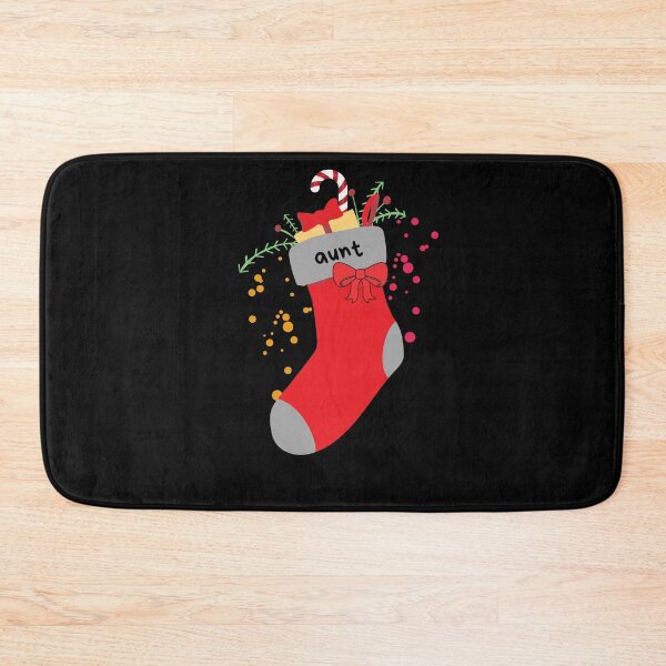 Item preview, Christmas Stocking With Aunt Label designed and sold by leBoosh-Designs.